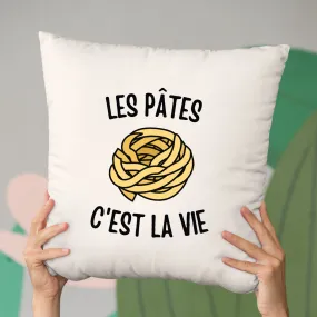 Coussin Les pâtes c'est la vie