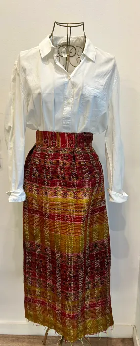 Jupe en Kantha